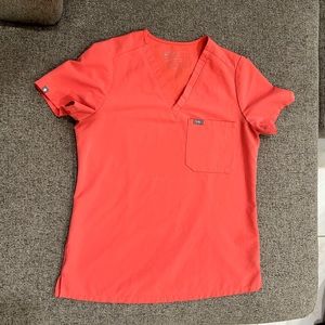 Figs one pocket scrub top size small